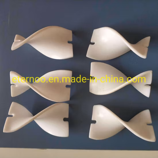 Manufacture of PVDF PTFE Polymer Static Mixer Insert Short Element