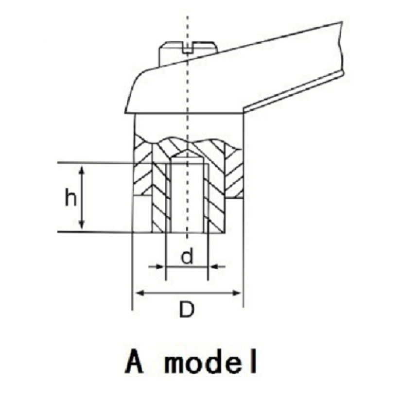 Whole High Quality Metal Adjustable Clamping Handle for CNC Grinding Machines