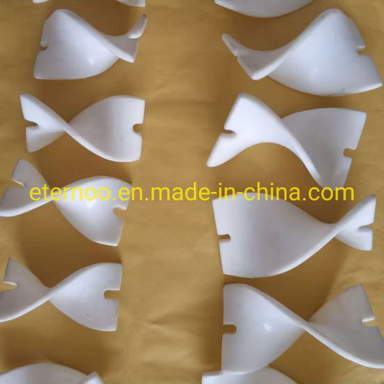 Manufacture of PVDF PTFE Polymer Static Mixer Insert Short Element
