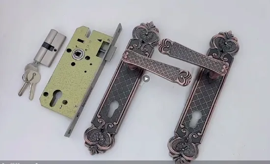 Modern Mortice Zinc Alloy Door Lock Handle